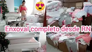 ENXOVAL DE BEBÊ ECONÔMICO PELA SHOPEE VALEU MUITO APENA! 😍TUDO PRONTO PRA CHEGADA DA BABY 🙏