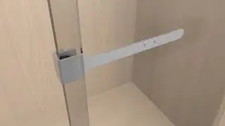 KR-S120G Sliding Door Lock For Glass Cabinet Door