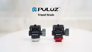 PULUZ Mini 180 Degree Swing Tripod Ball Head Cold Shoe Mount Adapter