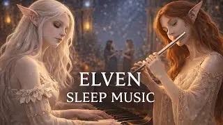 Elven Sleep Music 🌙 Deep Fantasy Piano & Flute for Relaxation (1 Hour)
