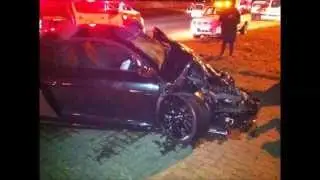 Audi R8 GT slams into Range Rover Evoque | Crash 2014