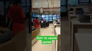 CROMA CENTER: Visit to Croma Center|| LED AND ALL #trabhaypatel #tata #croma