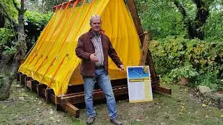 Yellow Camp: Zeltsystem ist eingebaut