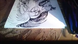 Bleeding Ink - Traditional Speed Drawing