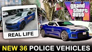 GTA VI - New 36 Police Vehicles from Leonidas State!  #gta6 #gta6trailer