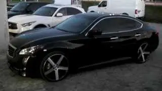 DUBSandTIRES.com 22 Inch XO Havana Concave Black wheels 2011 Infiniti M56 Rims & Tires Forgiato