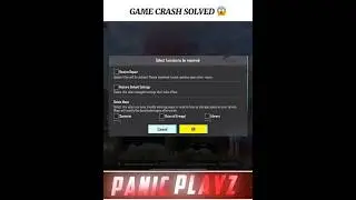 HOW TO SOLVE GAME CRASH PROBLEM 🤔? #bgmi #pubg #pubgmobile #gaming #shorts