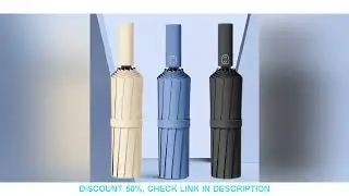 Guarda-chuva refor&ccedil;ado resistente ao vento masculino, forte e dur&aacute;vel, protetor solar anti-UV, guard