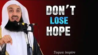 Allah Is Answering Your Duas Right Now | Mufti Menk
