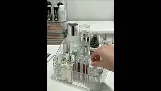 High Quality Acrylic Cosmetic Storage Rack Private Label Makeup Tools Custom Logo Low Minimum