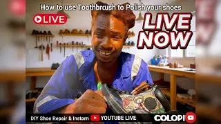How to use Toothbrush to Polish your shoes🤣🏃🏽