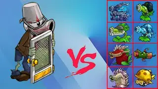 Pvz Fusion 2.2.1 - Which Plants can defeat Iron Barrel Door Bean Zombie?