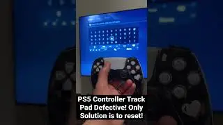 Неисправность трекпада контроллера PS5