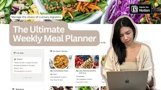 My System for Meal Planning with Notion | Ultimate Weekly Meal Planner v2.1