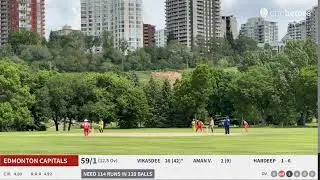 Live Cricket Match | Kings C vs Edmonton Capitals | 03-Jun-23 09:30 AM | 4th Division 40 Overs 2023(