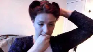 Vintage Style Hair - Victory Roll Up Do