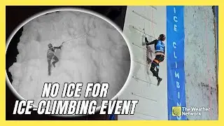 Ice-Climbing Event Without Ice Goes Ahead in Edmonton