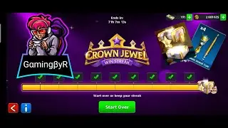 8 ball pool Crown Jewel Win Streak with GamingByR