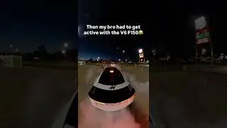 My bro was getting active in the V6😂