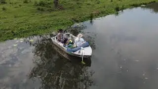 DJI Mini 4K raw video quality test flight on a fishing trip