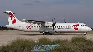 CSA Czech Airlines - ATR-72-500 OK-NFV Takeoff - Brač Airport LDSB/BWK