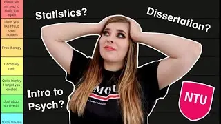RANKING MY UNDERGRADUATE DEGREE MODULES | Psychology with Criminology University Student (NTU)