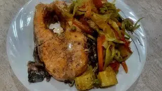 🐟Рыбный день. Вкусный пирог с форелью. 
