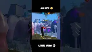 JIO USER ❌ PANEL USER 💀 #networkproblemfreefire #funnmoment #shortsfeed #trending #virelshorts