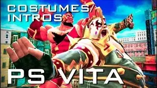 Street Fighter X Tekken All Team Partner Intros Playstation Vita (PS VITA) (Costumes) (English)