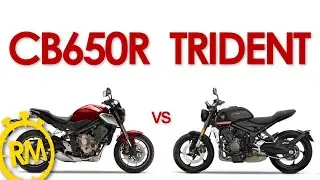 Triumph Trident 660  vs  Honda CB650R  [QuickTest#19] Review
