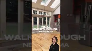 Newton - Final Walkthrough of a house before the closing!  #newton #boston