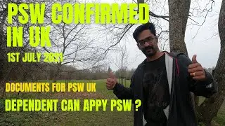 UK PSW Latest Update 2021-UK PSW Malayalam /Dependent Can Apply PSW in UK ??-Documents For PSW UK