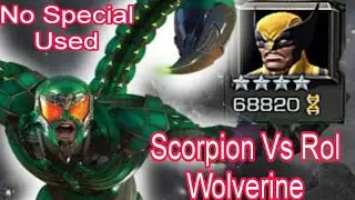 Can Scorpion Solo Rol Wolverine Without Any Special Attacks?