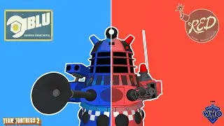 TF2 Sentrek - Custom Doctor who dalek model showcase