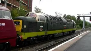 BR Class 55 D9009, Class 42 D821 & Class 52 D1062, 0Z42 at Walsall (17th September 2013)