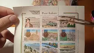 Распаковка, много интересных марок. Филателия марки хобби stamp philately hobby