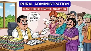 Rural Administration | Class 6 Civics Chapter 5 | NCERT CHAPTERS ANIMATION| Patwari, Tehsildar