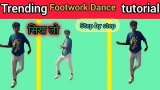 Trending footwork dance tutorial #viraldancestep #dance 💥