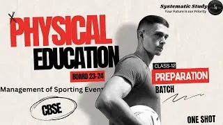 management of sporting event | planning in sports | physical education | class 12 | CBSE | chapter 1