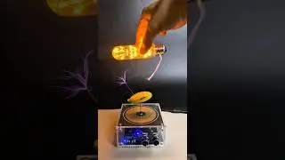 TESLA COIL TEST EP11 #shorts #lightning #experiment