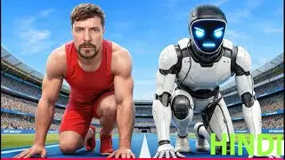 World&rsquo;s Fastest Robot Vs Men ||New Hindi Video Latest2025 Indian mrbeast newvideo!@MrBeast #mrbeast 