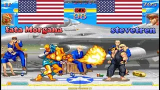 Super Street Fighter 2 Turbo ➤ fata Morgana (Usa) vs stevetren (Usa) スーパーストリートファイターII X