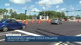11AM UPDATE: Roosevelt Bridge in Stuart in danger of collapsing