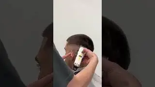 Guy gets a buzzcut