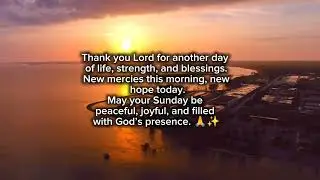 Sunday Gratitude & Faith Post