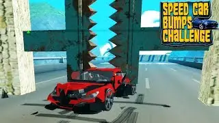 Не разбей тачку челлендж машинки гонки прохождение игры #5  - Speed Car Bumps Challenge Deadly Race