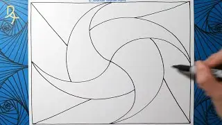 How to Draw Spiral Drawings | Satisfying and Relaxing Art Therapy | Design Pattern #105