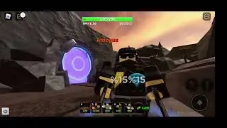 Random tower defense gameplay