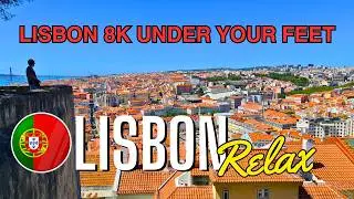 Lisbona in 8K: Dal Castello di S&atilde;o Jorge una finestra sul quartiere di Alfama