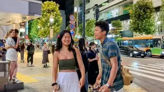 [4K 60fps] 🇯🇵 Japan walk. Romantic  Shibuya ❣️. Tokyo, Japan.
